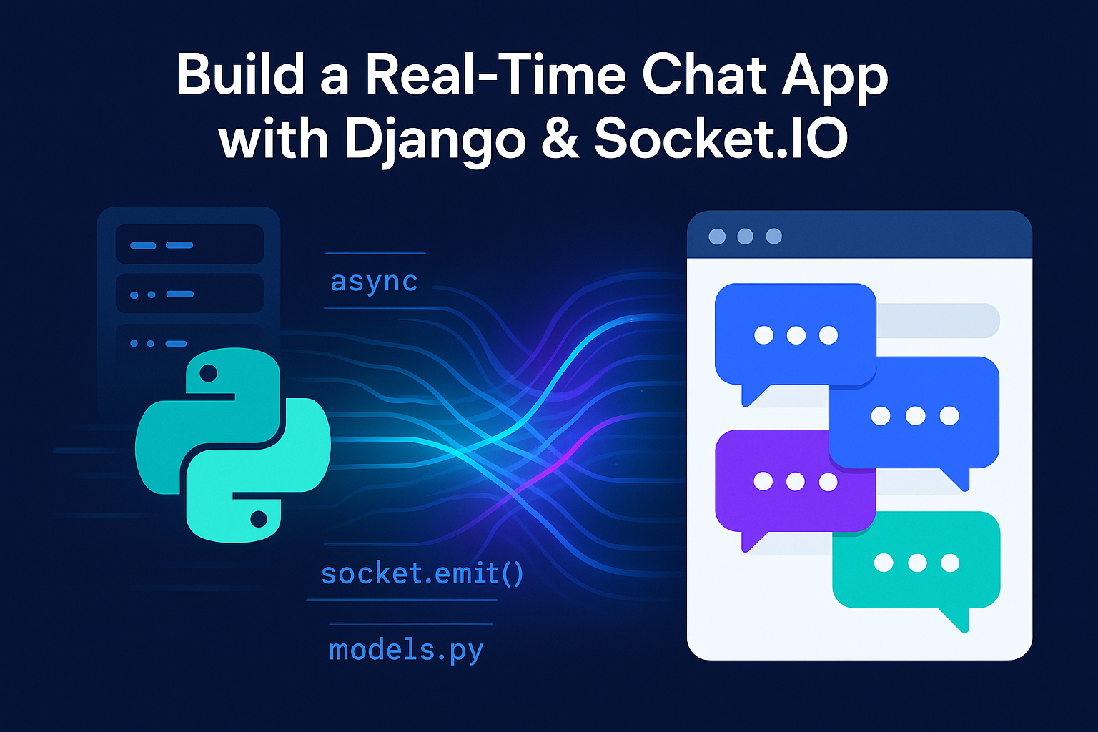 Build a Full-Stack Chat App with Django and Socket IO